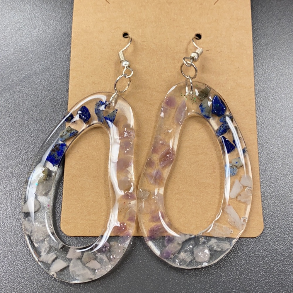 Stone earring